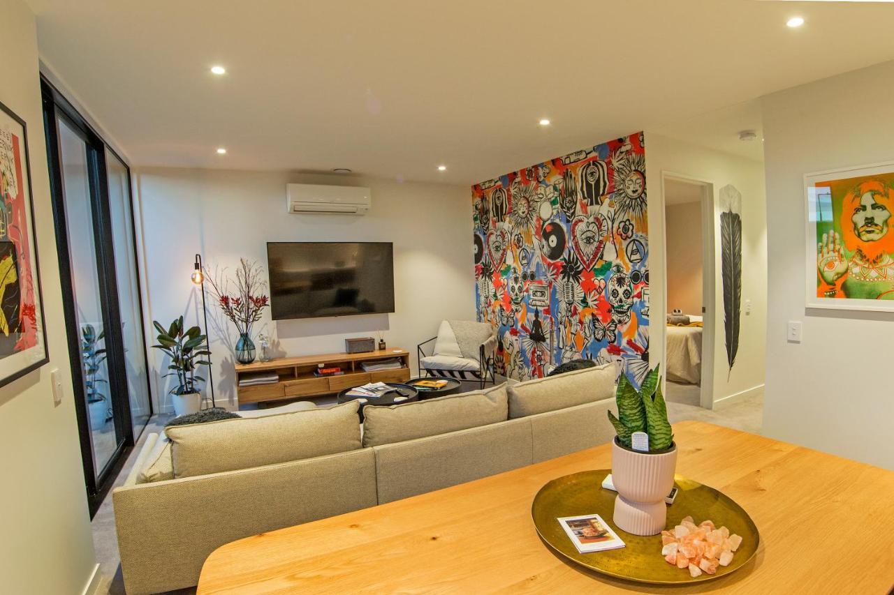 Funk In The City - Luxury Laneway Apartment With Single Garage 基督城 外观 照片